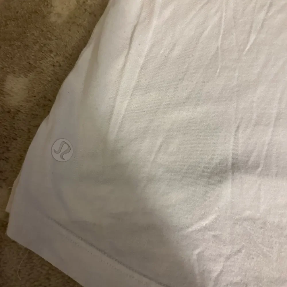 LULULEMON Trapeze Racerback White High Neck Tank Top